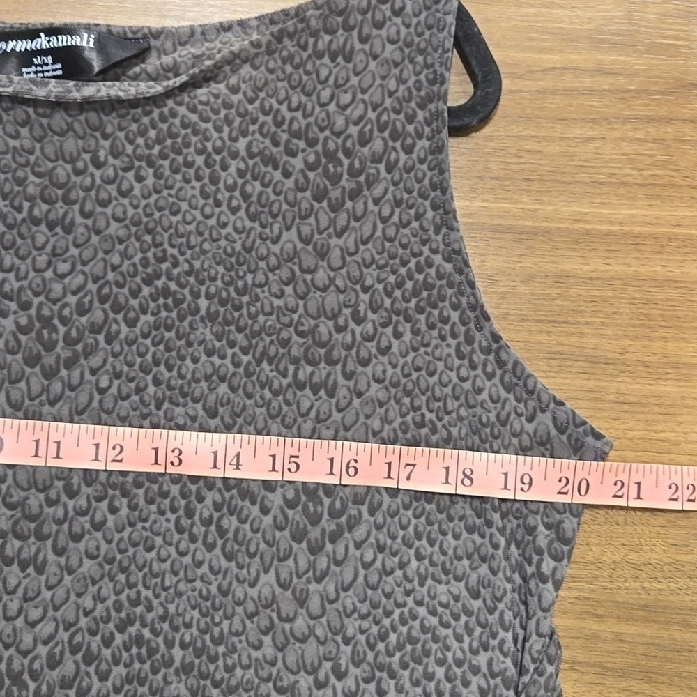 Norma Kamali-Dark Grey Snake Waist Tying Maxi Dress Size XL - Picture 17 of 17